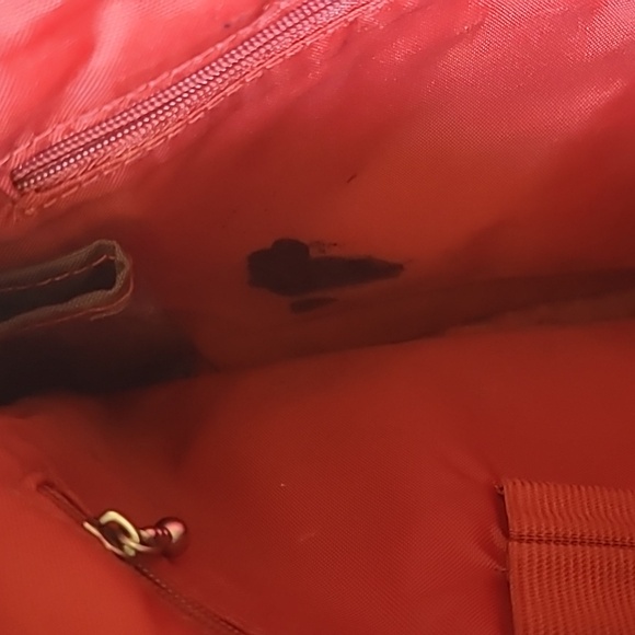 Baggallini bag purse crossbody canyon brown with red - Picture 6 of 6